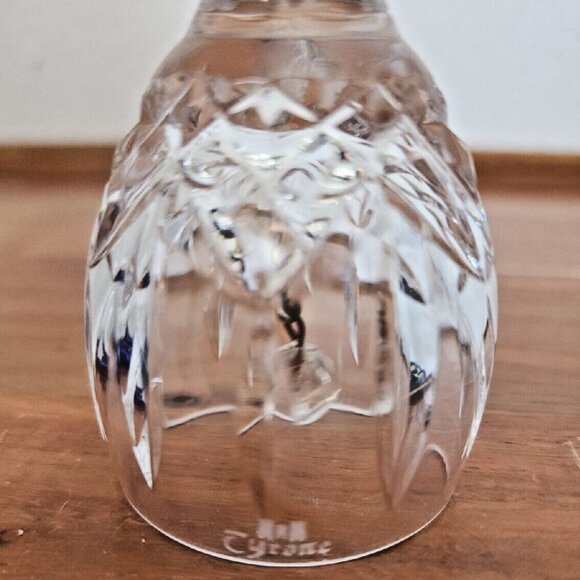 Tyrone Lead Crystal Miniature Bell 4" blown glass handcut Ireland signed - Picture 2 of 14